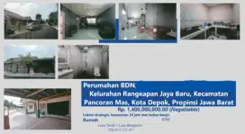 Dijual Rumah Perumahan BDN Rangkapan Jaya Baru Depok