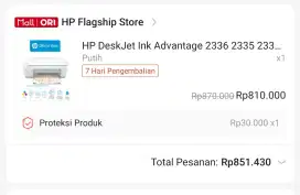 printer hp masih mulus  dan bagus