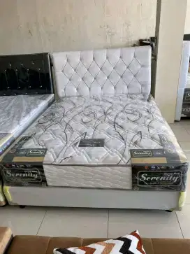 PAKET SET DIPAN + SPRING BED ELITE UK 160 X 200 cm