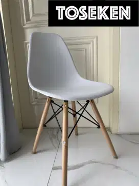 Eames Kursi Scandinavian Kantor/Kafe/Belajar - Putih