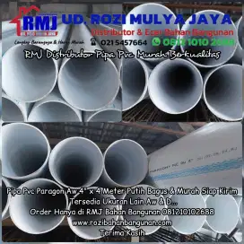 Pipa Pvc Paragon Aw 4 Putih x 4 Meter