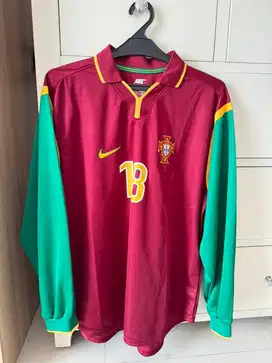 1998-00 Portugal Match Issue Home L/S Shirt