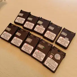 Batery HT Rechargeable 10 pcs - Tipe Version/Weirwei/Baofeng dll