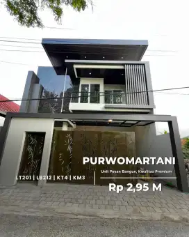 jls 142 (PMJ) SISA 1 UNIT! RUMAH MODERN KONTEMPORER PURWOMARTANI