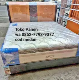 Promo springbed  Fullset ocean rise 6k dou le pillow 180x200