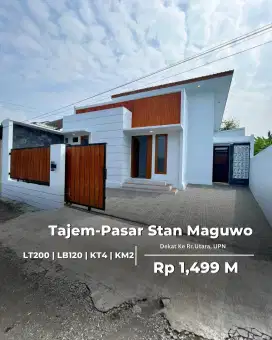 jls 140 (PMJ) RUMAH BARU-TANAH LUAS DI TAJEM MAGUWOHARJO