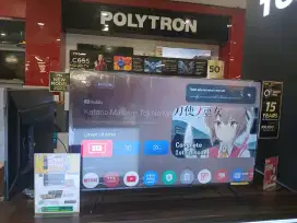 PROMO!!!cicilan TCL LED TV 50 C 655