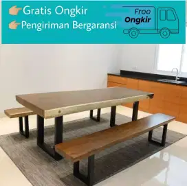 Meja kayu.meja makan meja resto