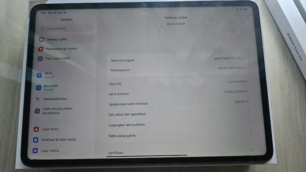 [Dengan Xiaomi Pen] Xiaomi Pad 6s Pro + Xiaomi Pen