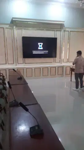 Pasang TV di dinding bracket tv