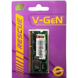 NEW V-Gen Sodimm RAM Laptop Notebook DDR3 4GB PC12800 / 1600Mhz Vgen