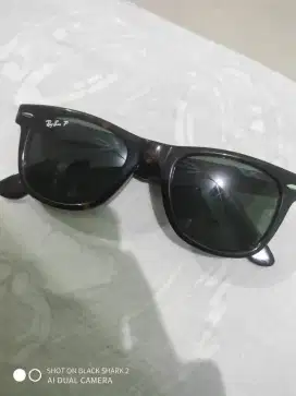 Kacamata rayban wayfarer italy tortoise polarized