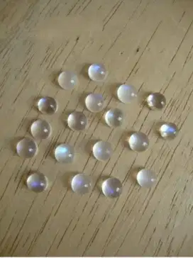 Lot Natural Blue Sheen Moonstones isi 18pcs