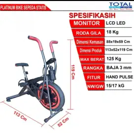 Sepeda statis PLATINUM BIKE
