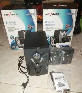 Speaker merk advance bluetooth suara oke