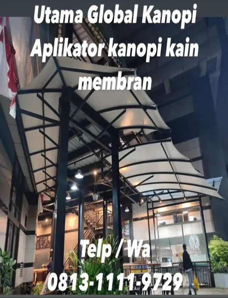 Biaya Pemasangan Atap Tenda Membran Kain Design Menarik di Koja Jakart