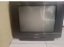 jual tv tabung sharp slim 21inc kel tv aja gambar bgs