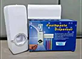 Dispenser odol tempat sikat gigi dan pasta gigi