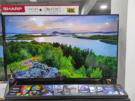 Kredit tv SHARP UHD 50inc bunga bisa 0% tanpa kartu kredit