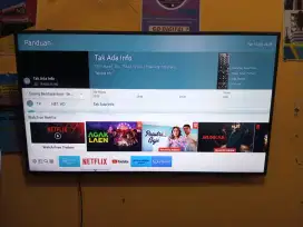 Tv LED smart digital 55 inc Samsung OS Tizen Second Berkualitas