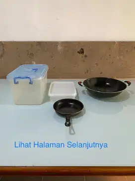 Perlengkapan Dapur (Wadah Plastik DLL) Rp 165  rb ( NEGO)