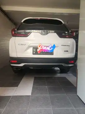 Dijual cepat CR-V 1.5 Turbo Prestige 2021 warna putih