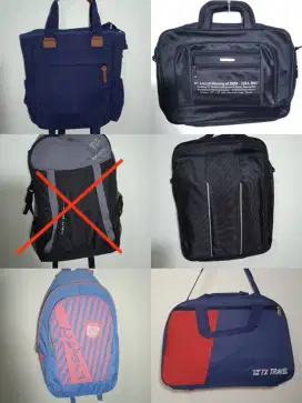 Tas Ransel Laptop Traveling belanja kuliah santai seperti Baru