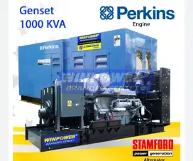 Genset Perkins 1000 kva New GENERATOR STAMFORD OPEN/SILENT READY