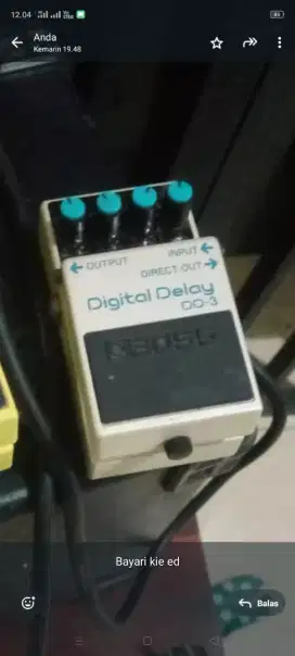 Efek Boss digital delay DD-3