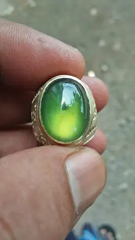 Green Serpentine Kristal Bersih Dim 16x14x5