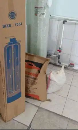 Filter air tabung komplit isi media gratis onkir cod sidoarjo surabaya