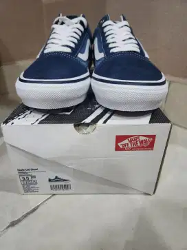 VANS Skate Old Skool original, baru, navy/ putih