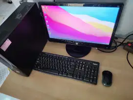 PC HP Built In  i.3 Compact + Monitor Hp