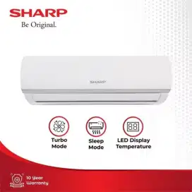 AC Sharp 1/2PK Baru Type AH-A5ZEY Plus Pasang FREE Ongkir