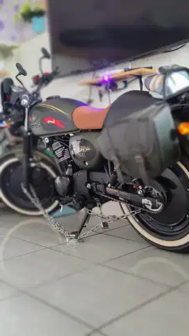 kawasaki w175 green army