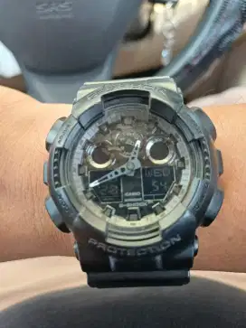 Jam Tangan G-Shock GA 100CF original second batangan