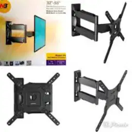 Bracket TV Swivel NB 24inc s/d 55inc plus pasang