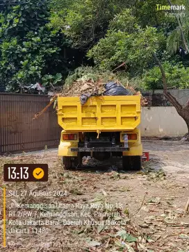 Jasa buang puing sampah proyek