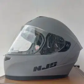 HELMET NJS ZX-1 FULL FACE - STONE GREY DOFF