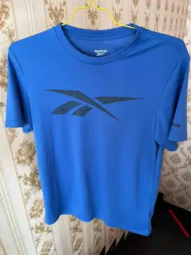 Tshirt dryfit gym / running pria Reebok 2nd 100% original - S