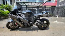 Kawasaki zx10r grey jual cepat pajak des 2025 low km 3xxx