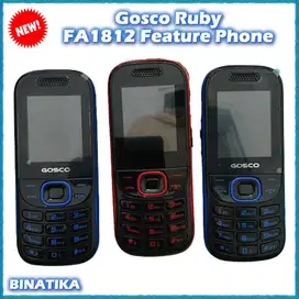 Binatika Promo HP GOSCO Ruby FA1812 Feature Phone Dual SIM Camera