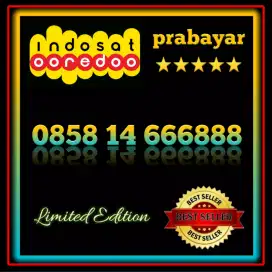 Nomor cantik exsclusive varian Indosat Premium limited edition 666888