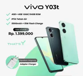 Kredit Tanpa Dp VIVO Y03T NEW RAM 8GB