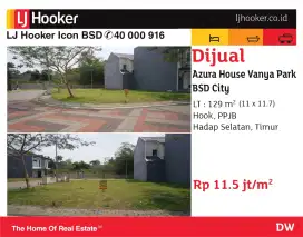 jual kavling hoek azura vanya park bsd city