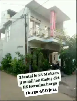 Rumah kp 2 lantai kadu curug dekat bitung  dan Rumah sakit hermina