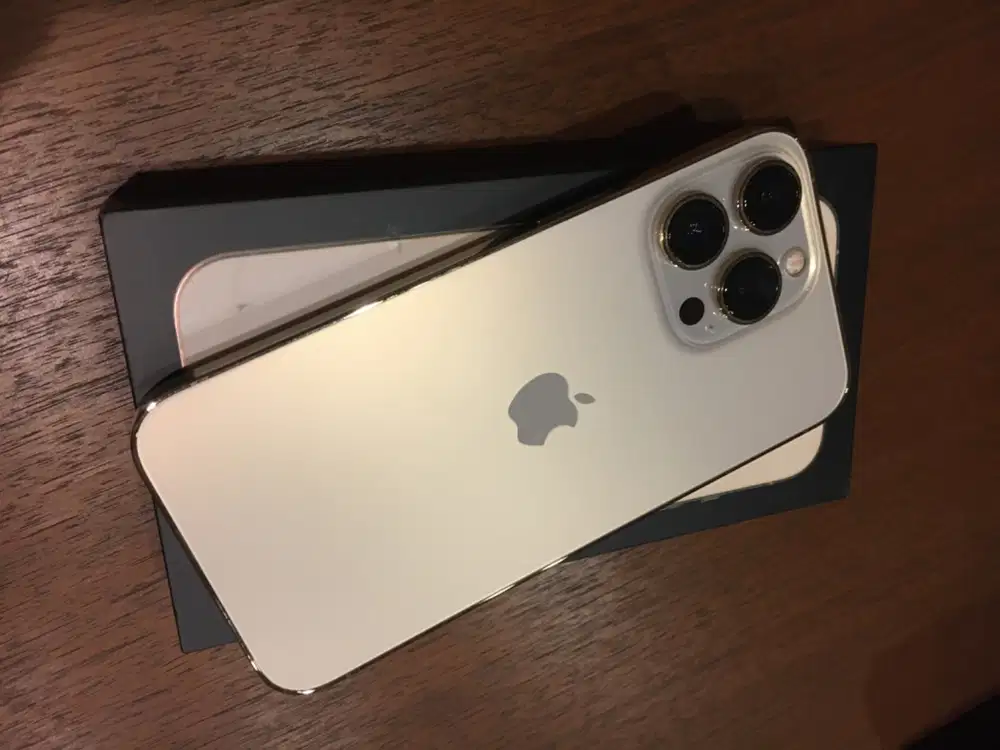 Iphone 13 PRO bea cukai 256 GB GOLD perfect BH 95%