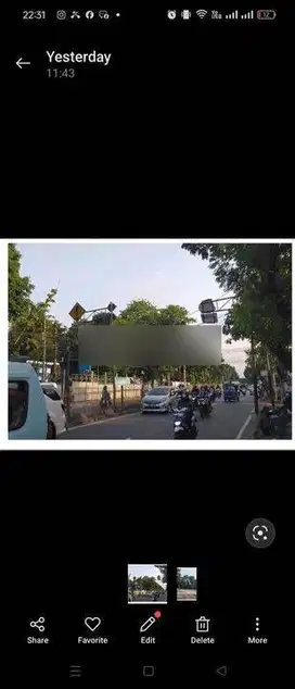 Lahan strategis di Jl raya bogor Kramat jati seluas 7383 m²