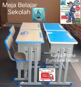 Meja Belajar Sekolah cocok untuk SD, SMP kuat awet 680rb free ongkir