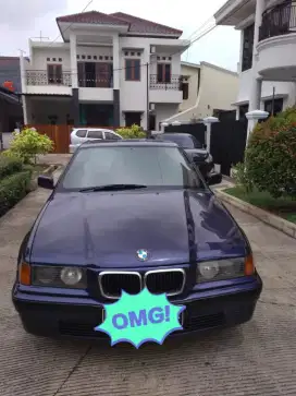 Mobil rawatan !!! Bmw 318i E 36 1998 wrn biru manual transmisi